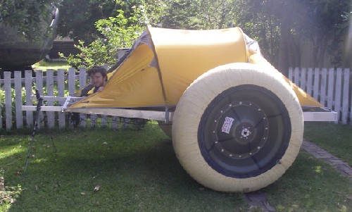 PAC2 with tent ontop
