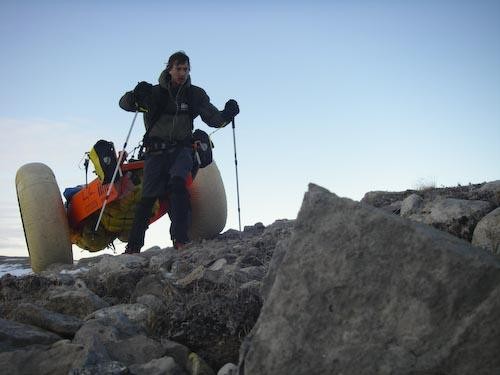 Clark hauling over some good old death terrain