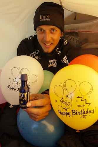 Clarks 24th Birthday Party - Complete with balloons and vodka!