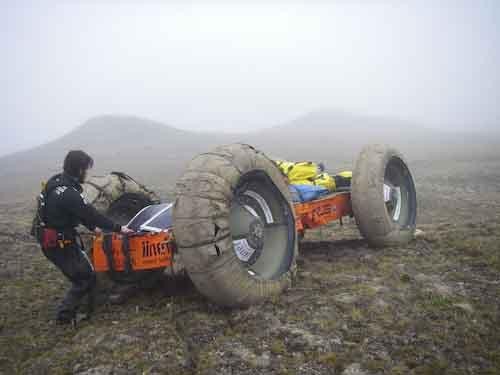 Chris lowering PAC in fog