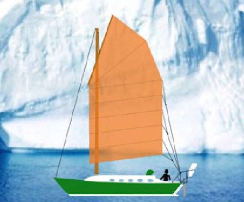Yacht Teleport - soon to start sailing home to Australia via the arctic - Click for full-size.