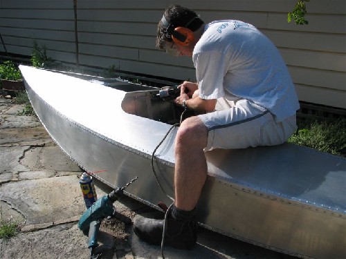 Cutting out the various hatches and holes with jigsaw. So noisy!